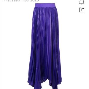 Alice and Olivia pleated Katz maxi skirt